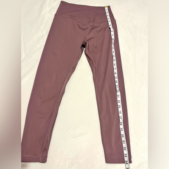 Victoria's Secret Women’s Dusty Pink Mauve Crossover Leggings Med Sz 10/170/72A - Picture 8 of 12